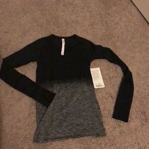 Lululemon fun Swiftly long sleeve ombré size 6